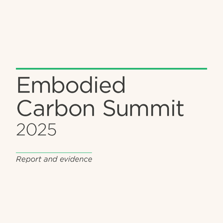 New report highlights urgent need for coordinated action on embodied carbon