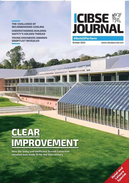 CIBSE Journal Cover October 2022