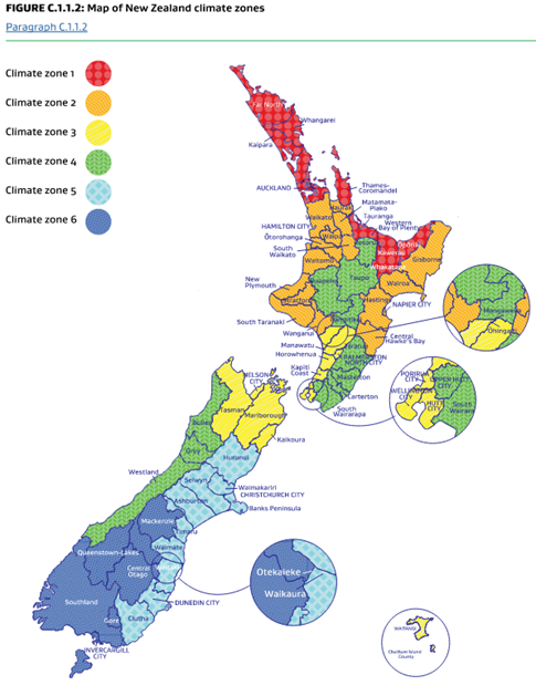 Map NZ Climate