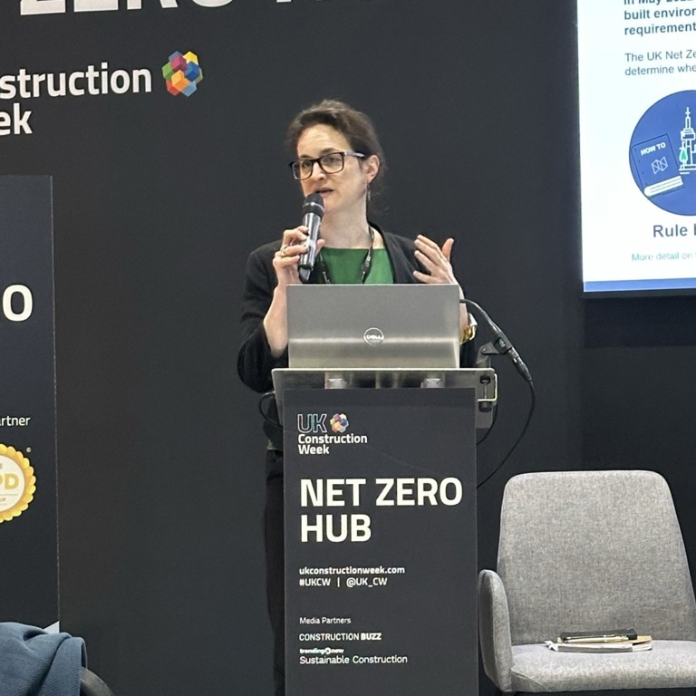 CIBSE’s Julie Godefroy joins industry leaders to present UK Net Zero Carbon Buildings Standard at UK Construction Week 2025