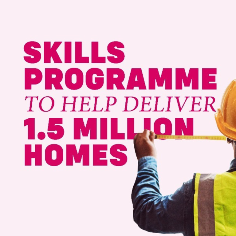 UK Government unleashes next generation of construction workers to build 1.5m homes